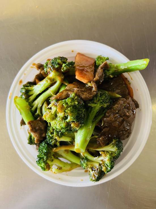 Roast Pork or Beef with Broccoli 芥兰
